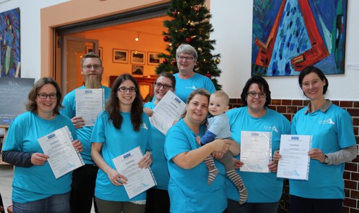Teilnehmerinnen der Zertifizierung zur Handrehabilitation im ZiFF